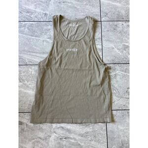 YoungLA 339 Gym Tank Top Tan Khaki Cotton Muscle Tee XXL YLA2399